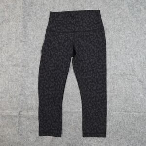 Lululemon Leggings Womens 6 Wunder Under Crop High Luxtreme 21" Formation Camo